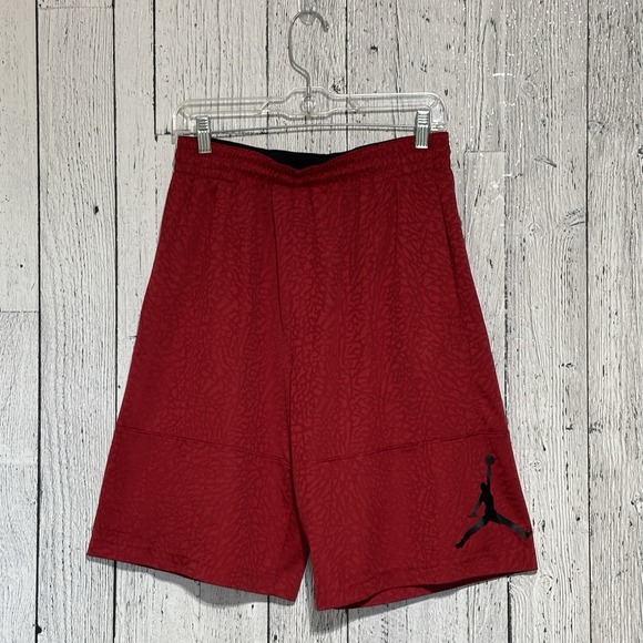Jordan Other - Jordan Men's Basketball Red Shorts Size L Dri-fit With Drawstring  Jumpman Print